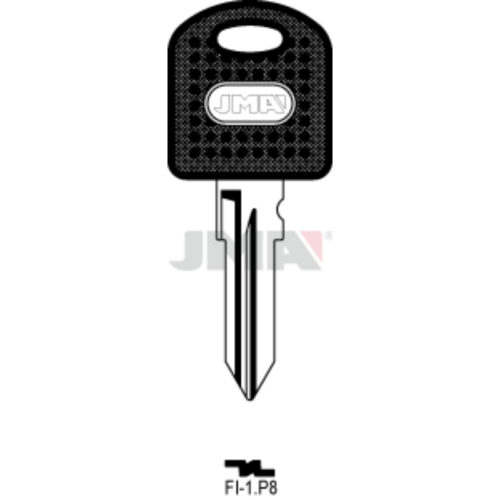 Chei Otel Plastic Negru FI-1.P8